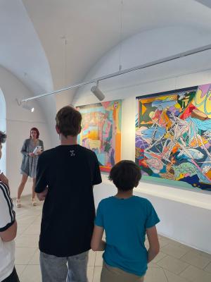 Umění v galerii: 6.B navštívila výstavu Escape